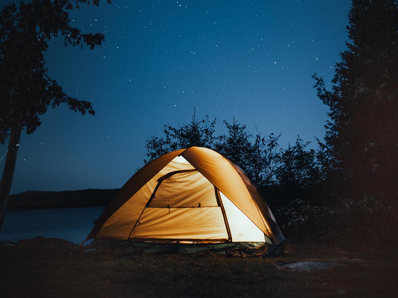 Camping unterm sternenhimmel