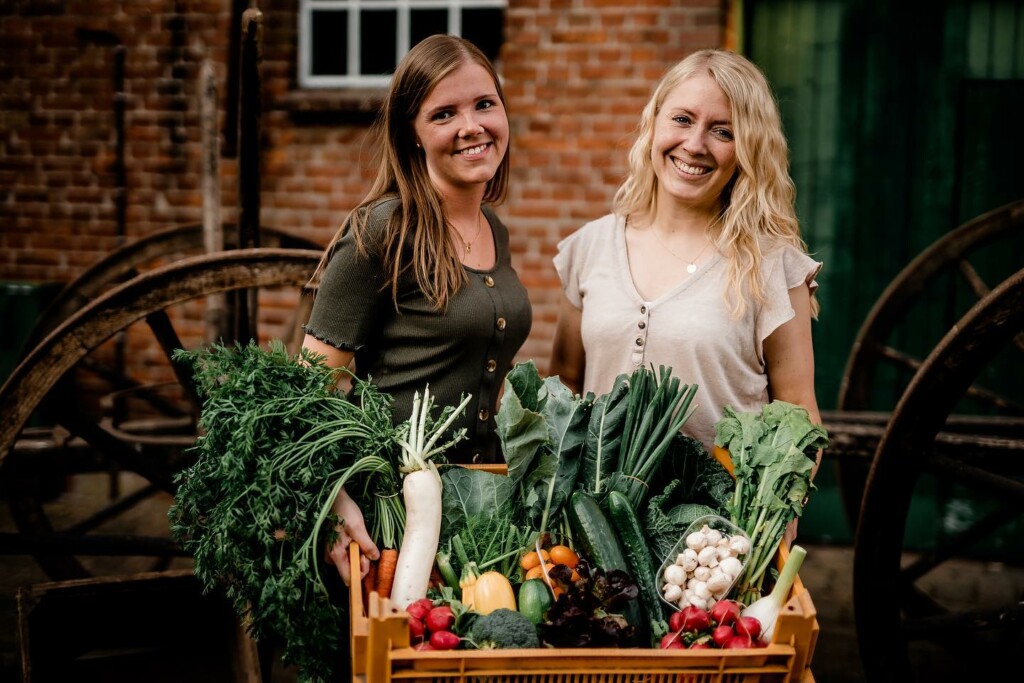 Frauen von Tipkes Hofkontor präsentieren frisches, nachhaltiges Gemüse